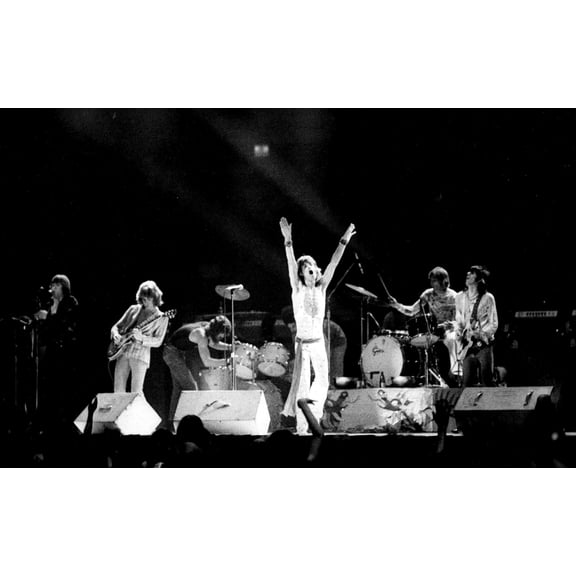The Rolling Stones performing on stage Photo Print  (30 x 24)