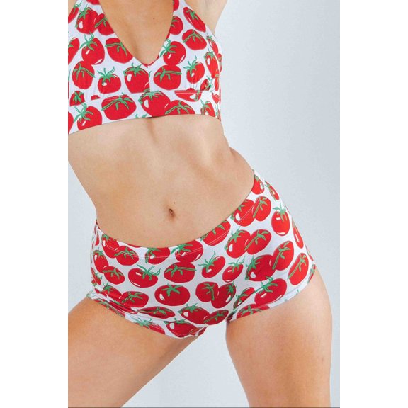 The Roma - Shinesty Tomato Modal Boyshort Underwear Medium
