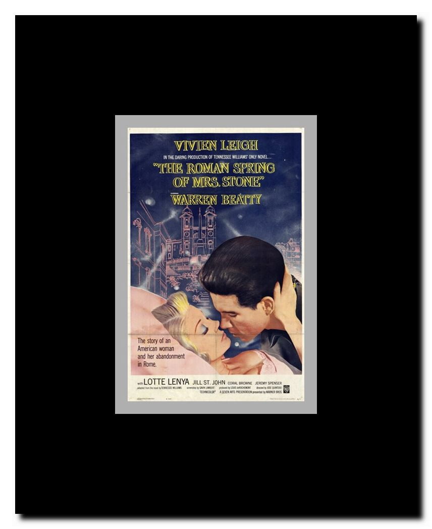 The Roman Spring of Mrs Stone Framed Movie Poster