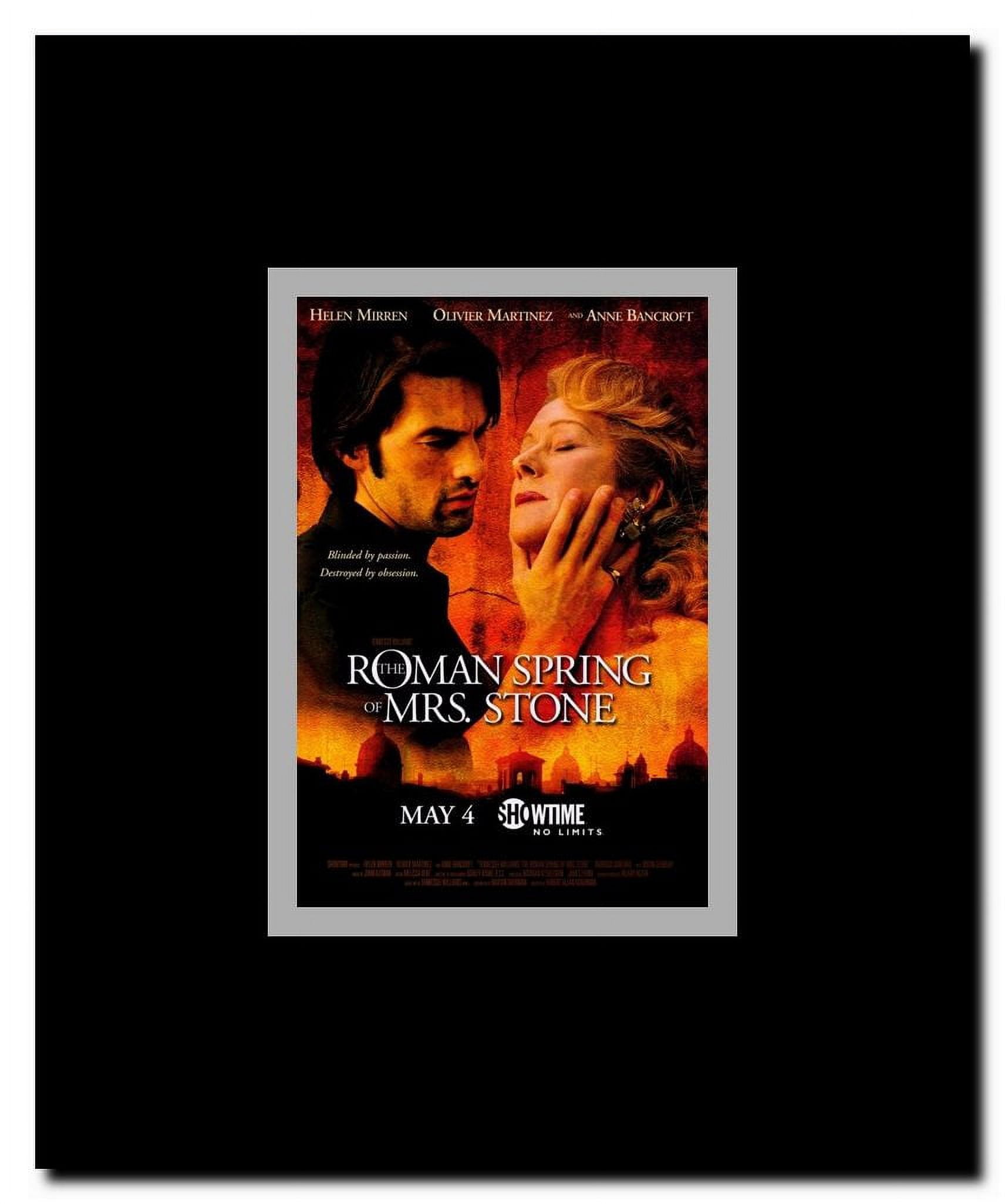 The Roman Spring of Mrs. Stone Framed Movie Poster