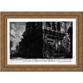 thumbnail image 1 of The Roman antiquities, t. 1, Plate XX. Casa dei Crescenzi. 24x20 Gold Ornate Wood Framed Canvas Art by Piranesi, Giovanni Battista, 1 of 2