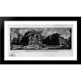 thumbnail image 1 of The Roman antiquities, t. 1, Plate XXVIII. Baths of Diocletian 40x22 Large Black Wood Framed Print Art by Giovanni Battista Piranesi, 1 of 2