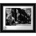thumbnail image 1 of The Roman antiquities, t. 1, Plate XXXIV 24x20 Black Ornate Wood Framed Canvas Art by Piranesi, Giovanni Battista, 1 of 2