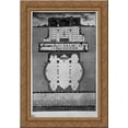 thumbnail image 1 of The Roman antiquities, t. 2, Plate XLIII. Plan and elevation of a burial chamber 19x24 Gold Ornate Wood Framed Canvas Art by Piranesi, Giovanni Battista, 1 of 2