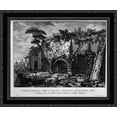 thumbnail image 1 of The Roman antiquities, t. 2, Plate XLIV. Interior view of the burial chamber in the Vineyard Gate S. Casali Sebastiano 24x20 Black Ornate Wood Framed Canvas Art by Piranesi, Giovanni Battista, 1 of 2