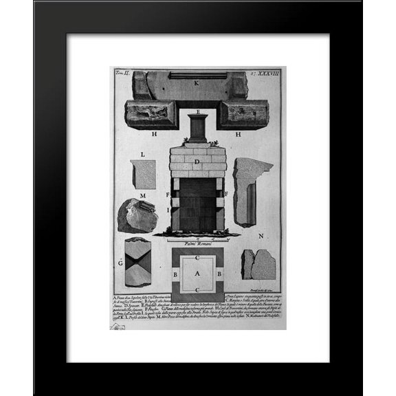 The Roman antiquities, t. 2, Plate XXXVIII. Cutaway view of the tomb before 2...