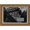 thumbnail image 1 of The Roman antiquities, t. 3, Plate LI. Part of the facade of the Tomb of Cecilia Metella Take ornaments that exist today 24x20 Gold Ornate Wood Framed Canvas Art by Piranesi, Giovanni Battista, 1 of 2