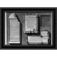 thumbnail image 1 of The Roman antiquities, t. 3, Plate XI. Membership of the Mausoleum of the Family in Ponte de Plauzij Lugano 24x20 Black Ornate Wood Framed Canvas Art by Piranesi, Giovanni Battista, 1 of 2