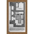 thumbnail image 1 of The Roman antiquities, t. 3, Plate XXXVIII. Plan of the rooms adjoining the burial chambers above 24x40 Large Gold Ornate Wood Framed Canvas Art by Giovanni Battista Piranesi, 1 of 2