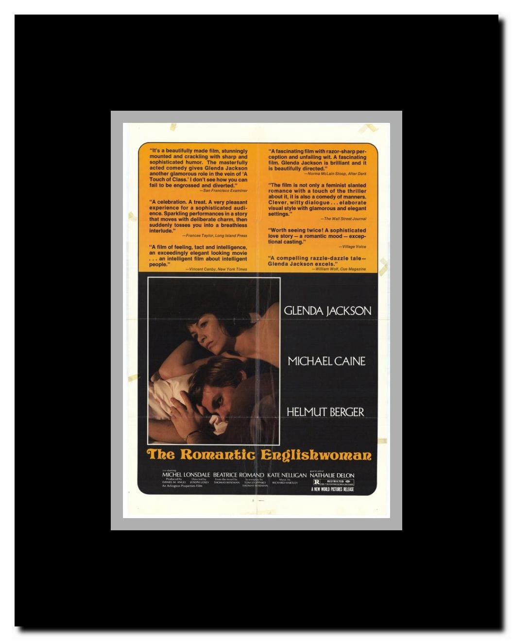 The Romantic Englishwoman Framed Movie Poster