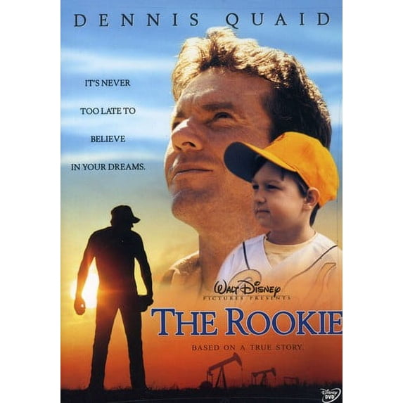 Disney, DVD Movie, The Rookie 2002, Inspirational True Story - Walmart.com