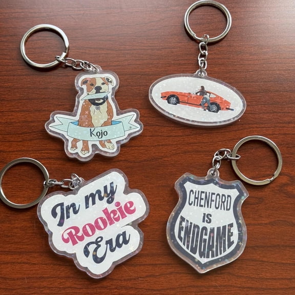 The Rookie Acrylic Keychains 2 | Double Sided | Chenford | Kojo| Rookie Era | Lucy Car (1 keychain)