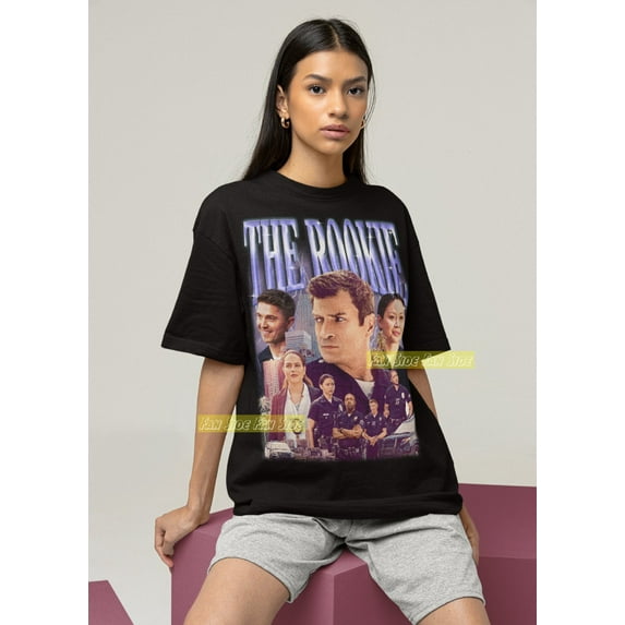 The Rookie Shirt, TV Show T-shirt,Red color,size L