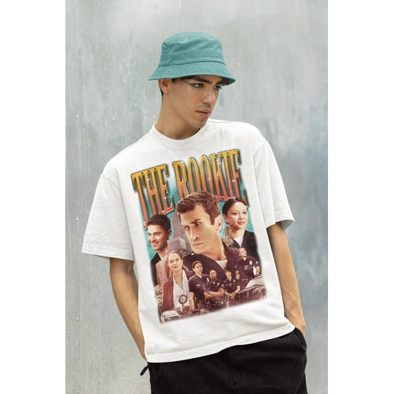 The Rookie T-Shirt, The Rookie TV Show Shirt,White color,size 2XL