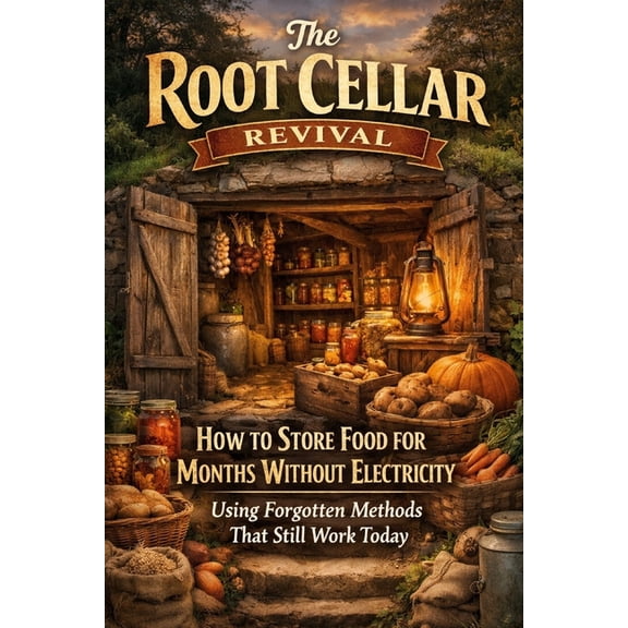 The Root Cellar Revival: How to Store Food for Months Without Electricity Using Forgotten Methods That Still Work Today, (Paperback)