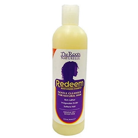 The Roots Naturelle Sulfate-Free Redeem Moisturizing Shampoo with Shea Butter and Jojoba Oil, Large, 12-Ounce