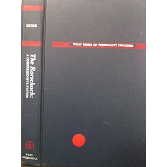Pre-Owned The Rorschach: A Comprehensive System (Hardcover) 0471249645 9780471249641