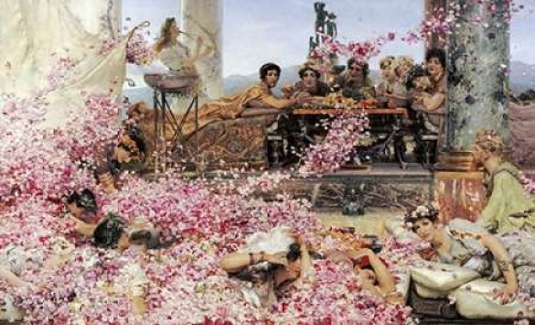 The Roses of Heliogabalus Canvas Art - Sir Lawrence Alma-Tadema (12 x 18)