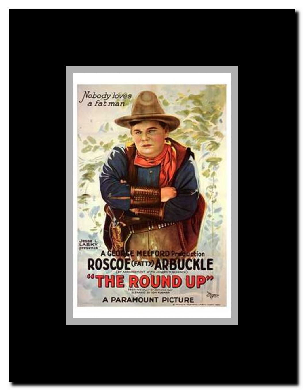 The Round Up Framed Movie Poster