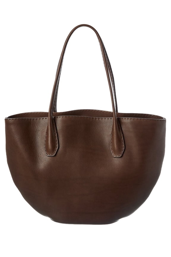 Alger Leather Tote, Brown