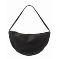 thumbnail image 1 of The Row Lizzy Small Leather Hobo Bag, Black, 1 of 4