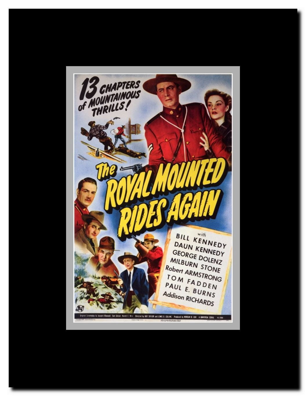 The Royal Mounted Rides Again Framed Movie Poster