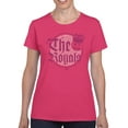 thumbnail image 1 of The Royals - Retro Gothic Crown Emoji Graphic Women's T-shirt, 1 of 4
