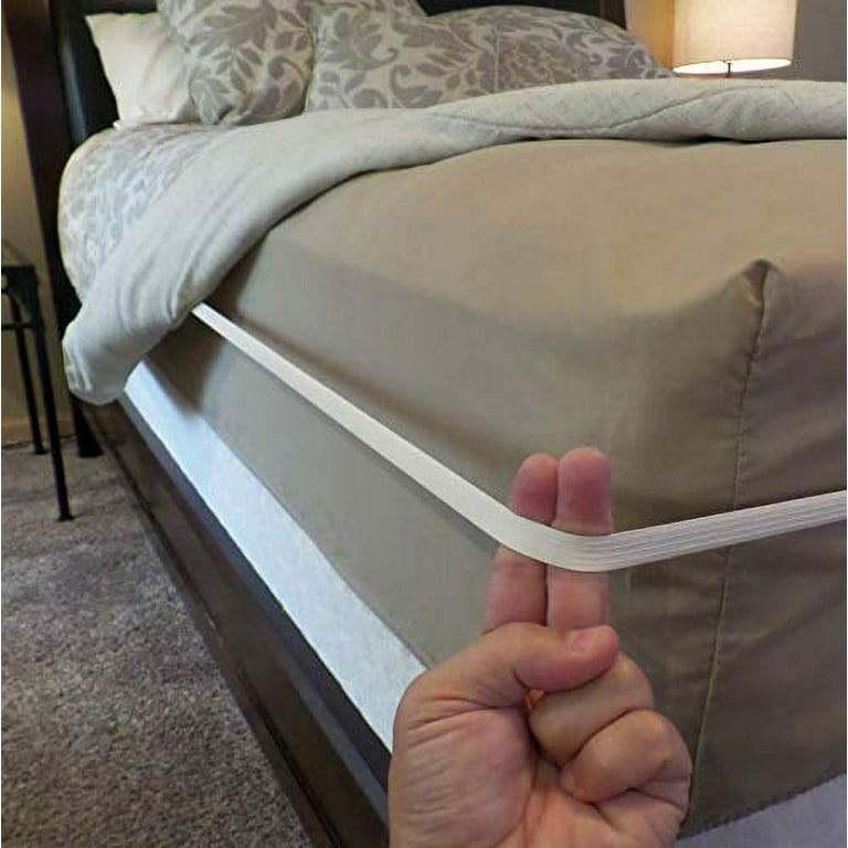 The Rubber Hugger - The Bed Sheet Holder Band , NEW Approach For Keeping  Your Sheets On Your Mattress , No Sheet Straps, Sheet Clips, Grippers, or
