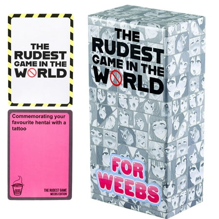 The Rudest Game in The World - Card Games for Adults and Family, Party Games for Game Night (for Weebs)