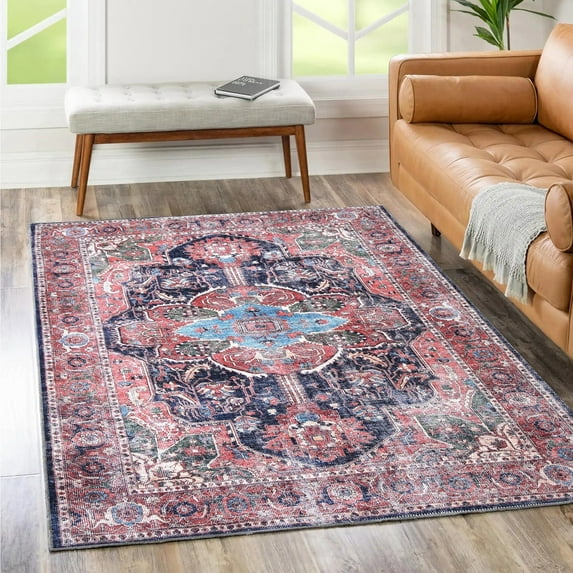The Rug Collective  Distressed Vintage Kendra - Machine Washable Area Rug 2'3"x3'6"