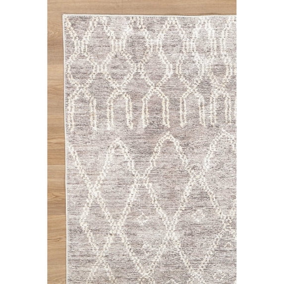 The Rug Collective Nordic Nahla Beige Rug Machine Washable Area Rug 2'6'' x 7'5'' Runner