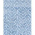 thumbnail image 1 of The Rug Decor TRD6373A811 8 x 11 in. Geometrical Hand Hooked Area Rug, Blue, 1 of 1