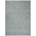 thumbnail image 1 of The Rug Decor TRD6373C811 8 x 11 in.Geometrical Hand Hooked Area Rug, Beige & Silver, 1 of 5