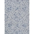 thumbnail image 1 of The Rug Decor TRD6380B811 8 x 11 in. Floral Hand Tufted Ice Area Rug, Blue & Silver, 1 of 1