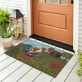 thumbnail image 1 of The Rug Department Liora Manne Esencia Rooster Farm Indoor Outdoor Mat Blue, 1 of 5