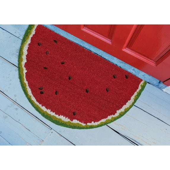 The Rug Department Liora Manne Natura Watermelon Outdoor Door Mat Red