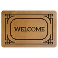 thumbnail image 1 of The Rug Hub Indoor Outdoor Synthetic Coco Coir Doormat 24"X36", 1 of 5