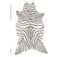 thumbnail image 1 of The Rug Market 25258E ZEBRA GREY SHAPED AREA RUG 8X10, 1 of 2