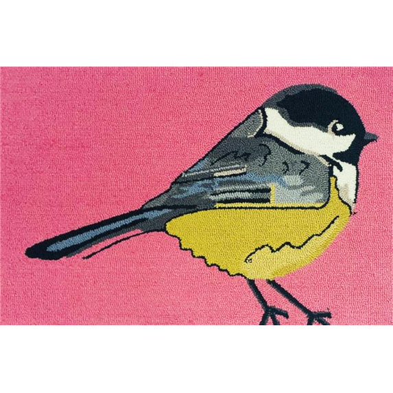 The Rug Market 25819S 24 x 36 in. Chickadee Rug - Pink