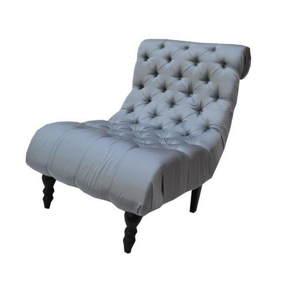 The Rug Market PARK AVE 05 31 x 29 x 37 in. Buckingham Escape Slate Chair - Light Blue