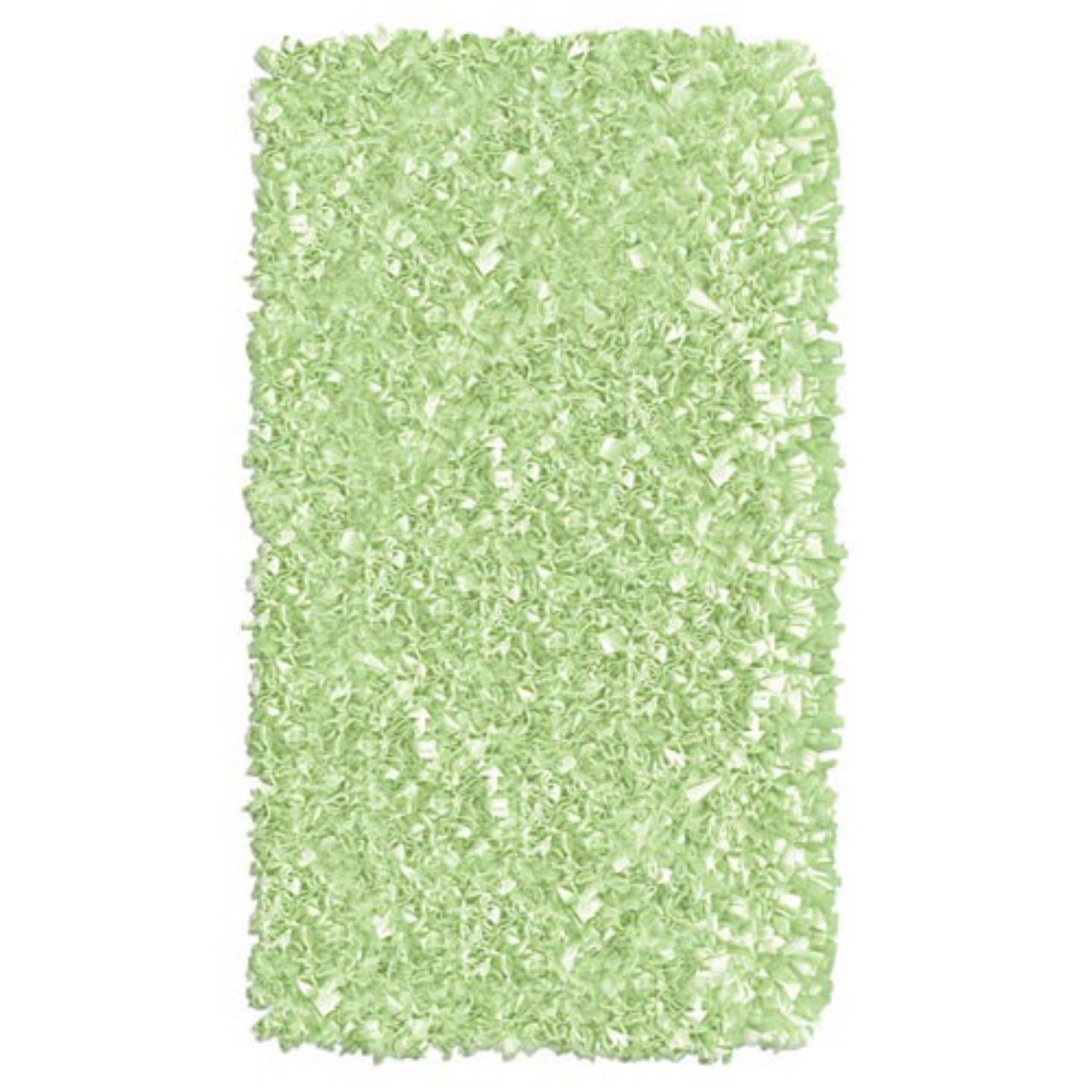 The Rug Market Shaggy Raggy Sage Area Rug, Size 22" x 34"