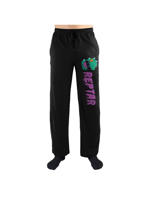 The Rugrats Reptar Head Print Men's Sleep Pajama Pants Large