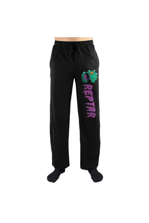 The Rugrats Reptar Head Print Men's Sleep Pajama Pants X-Large