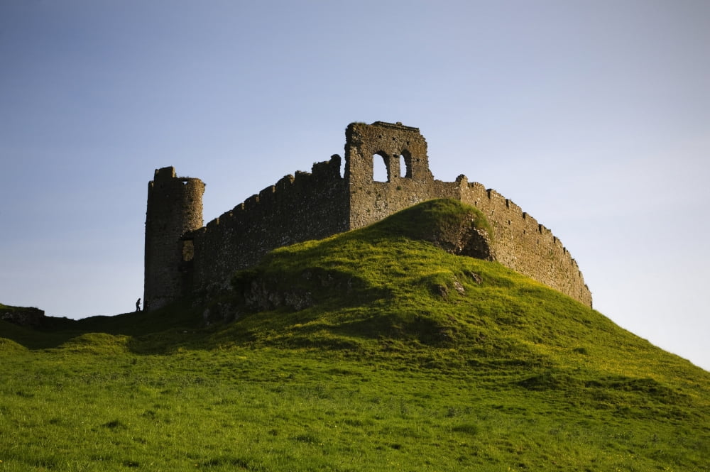 The Ruined Roche Castle County Louth Ireland Canvas Art - George Munday Design Pics (38 x 24)