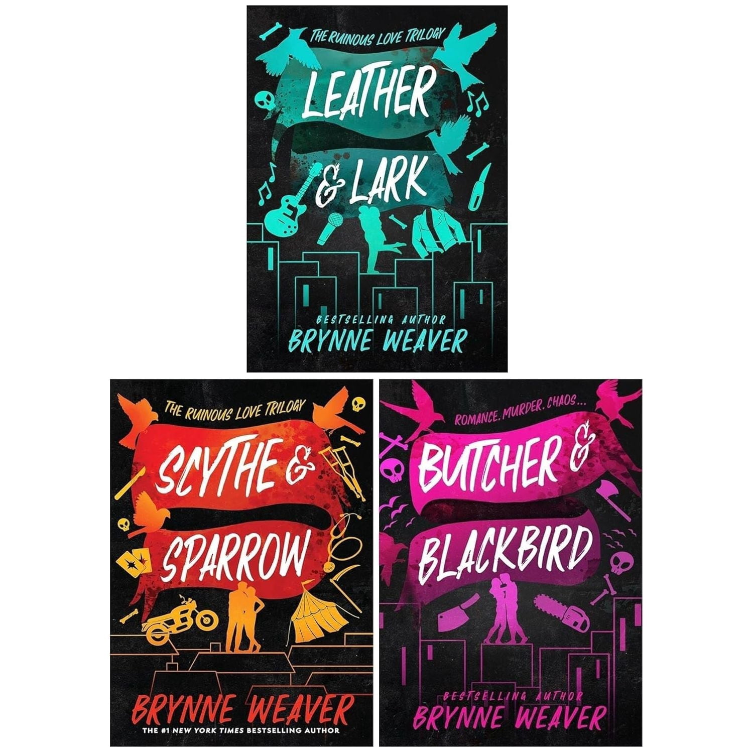 The Ruinous Love Trilogy By Brynne Weaver 3 books Collection