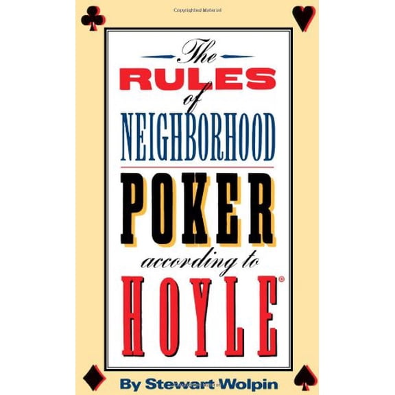 Pre-Owned The Rules of Neighborhood Poker According to Hoyle (Paperback) 0942257197 9780942257199