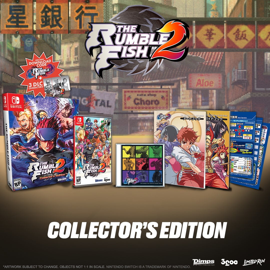 The Rumble Fish 2 Collector's Edition, Nintendo Switch, Limited Run Games,  810105673470 