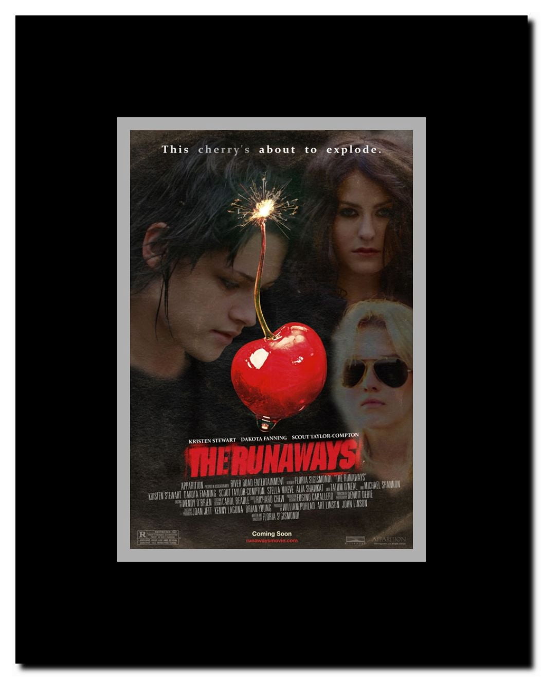 The Runaways Framed Movie Poster