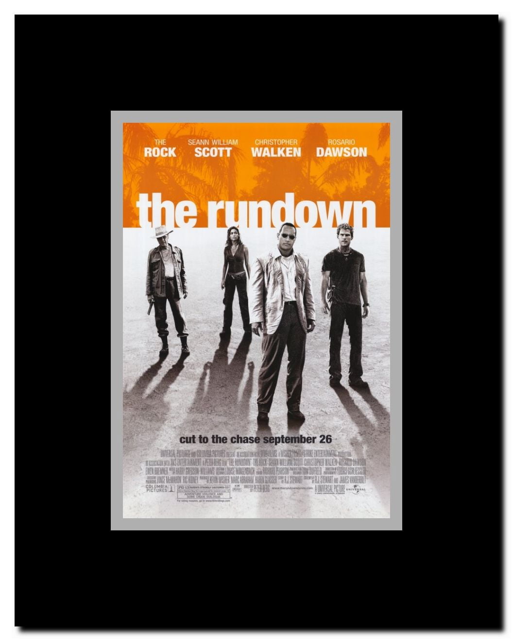 The Rundown Framed Movie Poster