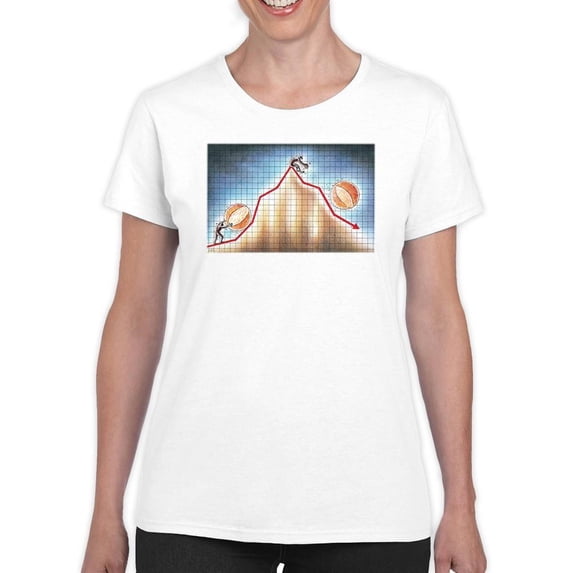 The Running Bread T-Shirt Women -Askin Ayrancioglu Designs, Female 5X-Large